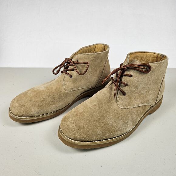Nunn Bush Suede Leather Mens Chukka Boots Woodbury Ankle Tan 84445-269 Size 10 - Picture 16 of 16